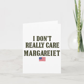 Unbothered Margaret Statement Tee Sticker  Card