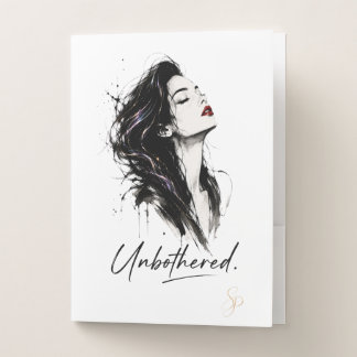 Unbothered. Personalized Pocket Folder 