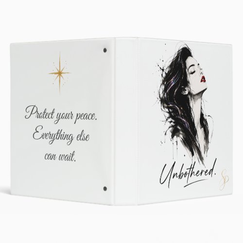 Unbothered. Personalized Statement Binder | Avery®
