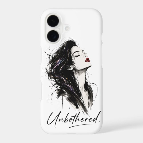 Unbothered. Protective Phone Case | Minimalist Art