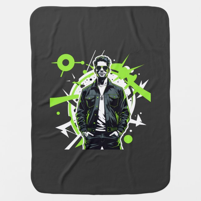 Unbothered Style Baby Blanket (Front)