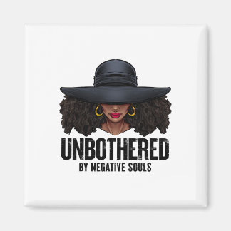 Unbothered Sy Black Queen African American Ladies  Magnet