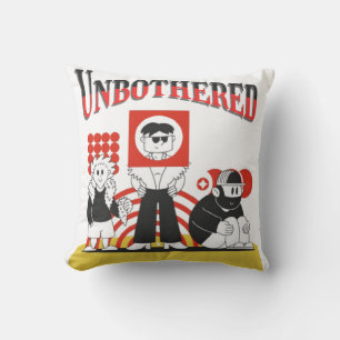 Unbothered Throw Pillow – Minimalist Empowering 