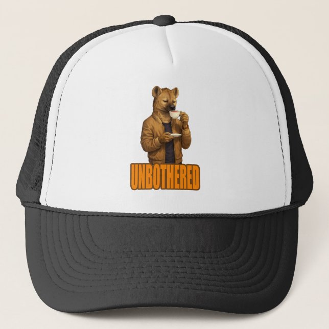 Unbothered Trucker Hat (Front)