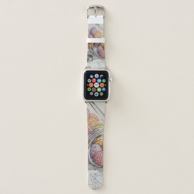Unbottled Brains Apple Watch Band (Front)
