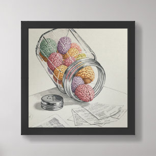 Unbottled Brains Framed Art