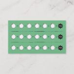 Unbranded Stars Punch Stamp Loyalty Card
