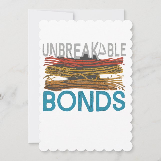 Unbreakable Bonds Invitation (Front)