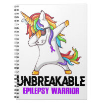 Unbreakable Epilepsy Warrior Notebook