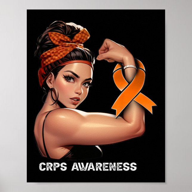 Unbreakable Girl Mom CRPS Awareness  Poster (Front)