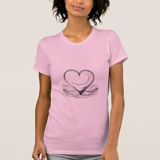 Unbreakable Love: Heart Detail Shirt (Front)