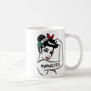 Unbreakable Mexican Rosie Woman Mamacita Cinco De Coffee Mug
