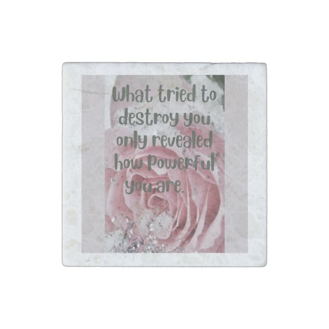 Unbreakable: Power Revealed Through Survival Stone Magnet (Front)