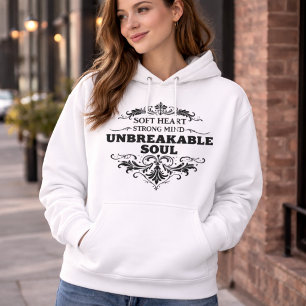 Unbreakable Soul Inspirational Women Vintage Hoodie
