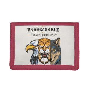 Unbreakable Strength Focus Unity Tri-fold Wallet