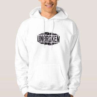 Unbroken Men's Motivation T-Shirt Hoodie
