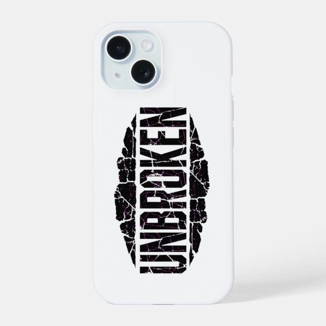 Unbroken Motivation Iphone Case (Back)