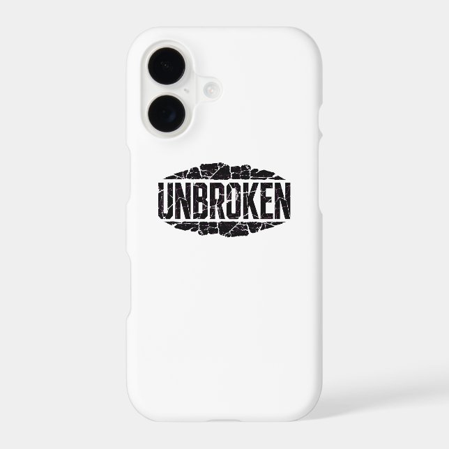 Unbroken Motivation Iphone Case (Back)