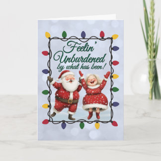 Unburdened By What Has Been Christmas Card