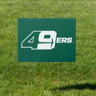 UNC Charlotte 49ers Wordmark Sign