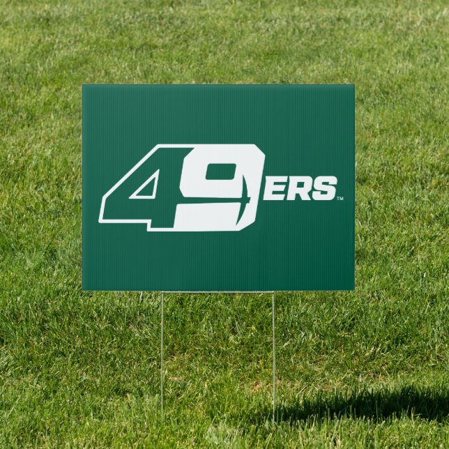 UNC Charlotte 49ers Wordmark Sign (Insitu)