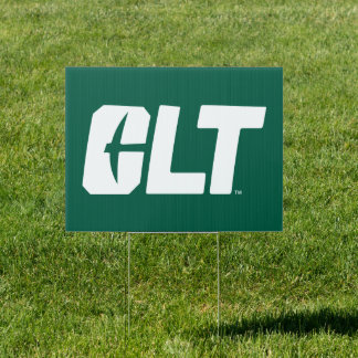 UNC Charlotte CLT Wordmark Sign