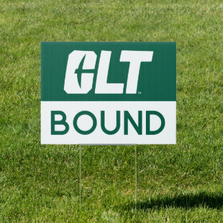 UNC Charlotte CLT Wordmark Sign