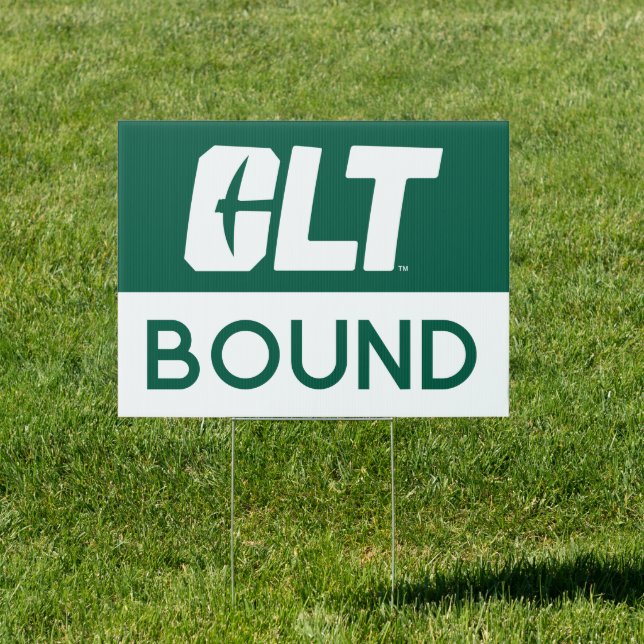 UNC Charlotte CLT Wordmark Sign (Insitu)