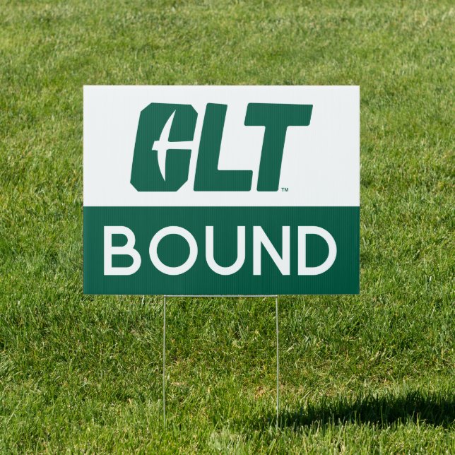 UNC Charlotte CLT Wordmark Sign (Insitu)