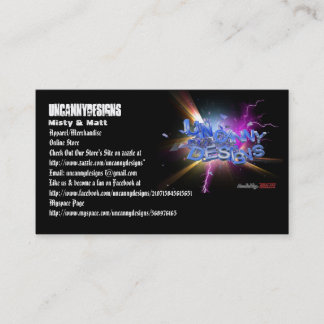 Uncanny Designs Original Business Card
