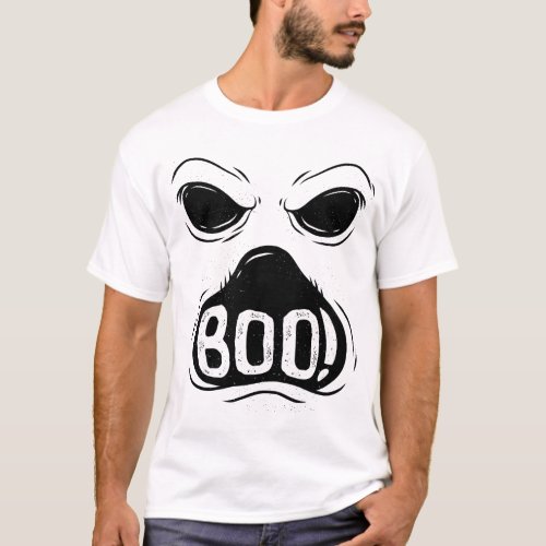 Uncanny funny ghost design T_Shirt