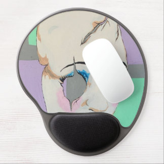 'Uncanny Valley' Painting on a  Gel Mouse Pad