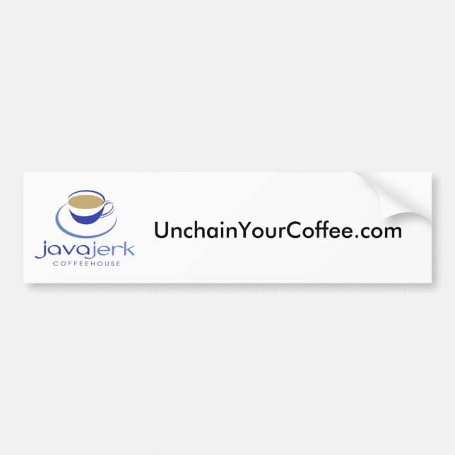 UnchainYourCoffee.com Bumper Sticker (Front)