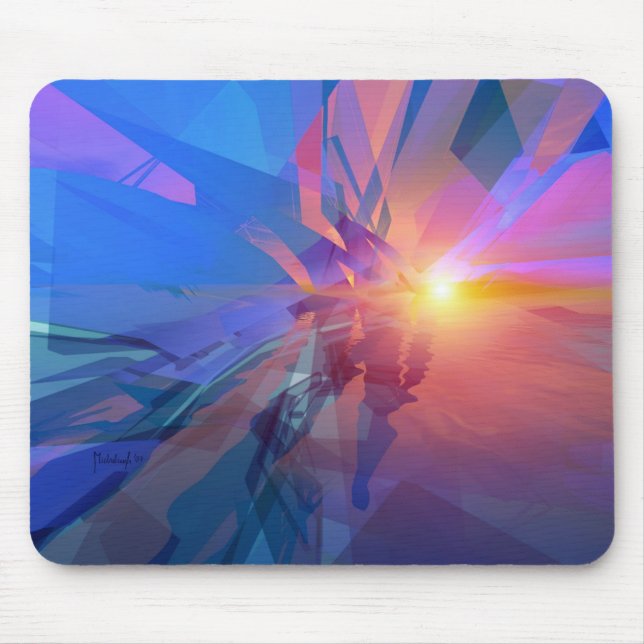 Uncharted realm - abstract mousepad (Front)