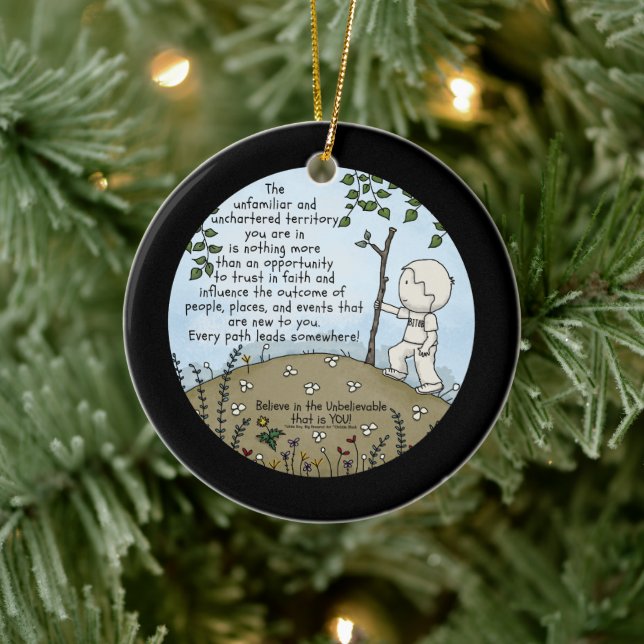 Unchartered Territory Ceramic Ornament (Tree)