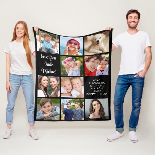 Uncle 10 Photo Collage Black