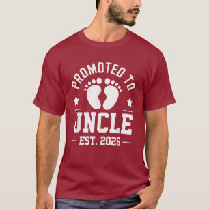 Uncle 2026 Loading Pregnancy Announcement 2026 T-Shirt