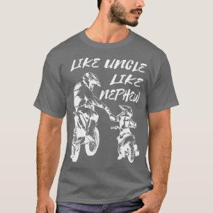 Uncle And Nephew Motocross Motorcycle Family T-Shirt