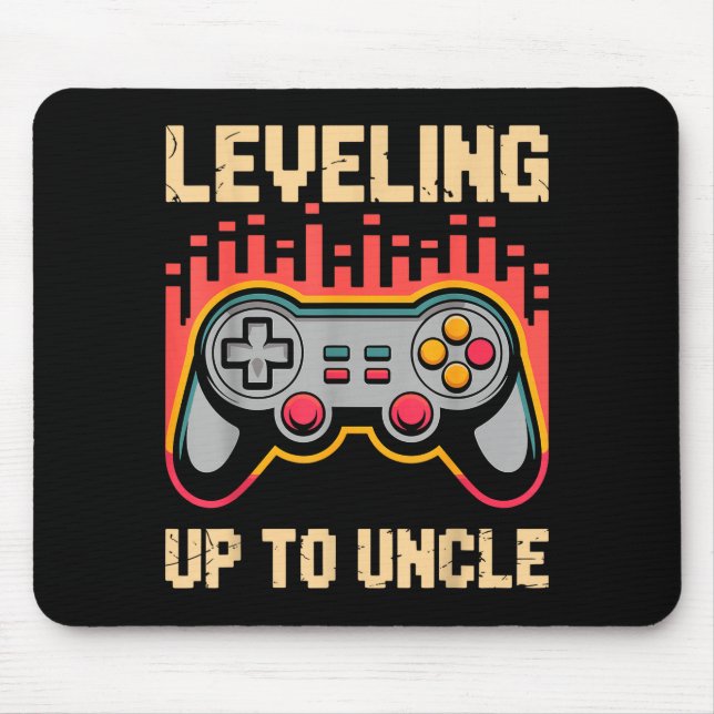 Uncle Art For Uncle Men From Niece Nephew First Ti Mouse Pad (Front)