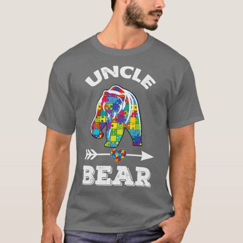 Uncle Bear Autism Awareness 1 T_Shirt