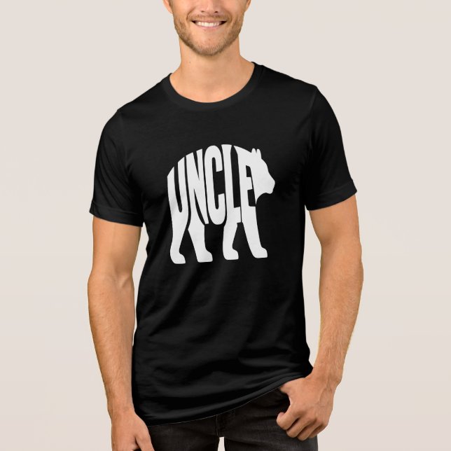 Uncle Bear  Tri-Blend Shirt (Front)