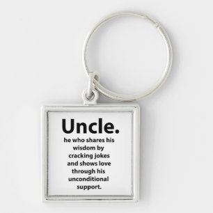 Uncle Best Uncle Ever Quote Typography Uncle Keychain