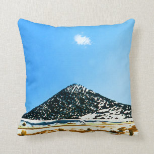 Uncle Bill-ow - Mountain Painting Throw Pillow
