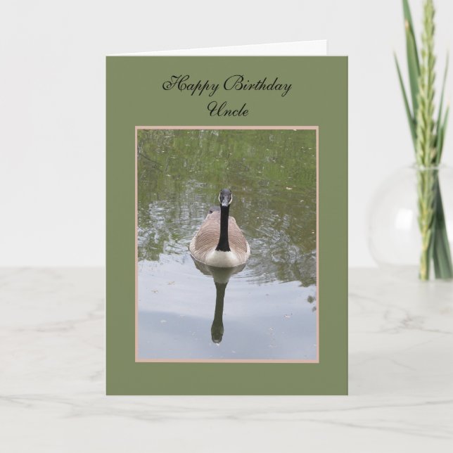 Uncle Birthday Card -- Happy Birthday Uncle (Front)