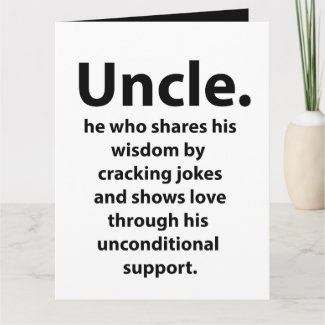 Uncle Birthday Inspirational Funny Quote Uncle