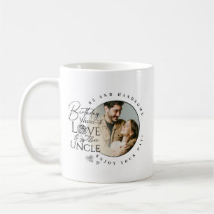 Uncle Birthday Minimalist Design Coffee Mug