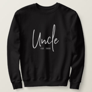 Uncle black sweatshirt for men