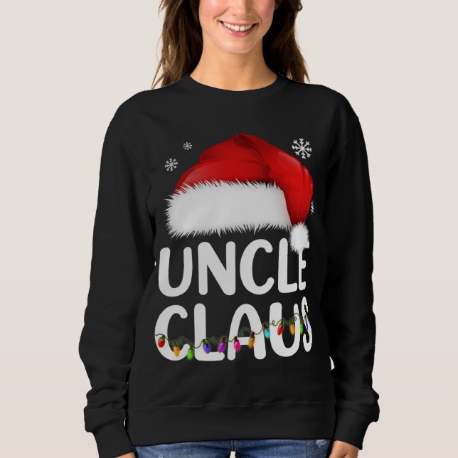 Uncle Claus Christmas Pajama Family Matching Xmas Sweatshirt (Front)