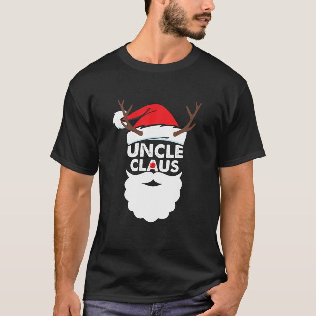 Uncle Claus Christmas Pajama Family Matching Xmas T-Shirt (Front)