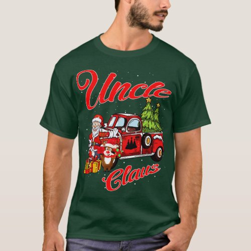 Uncle Claus Santa  Christmas Funny Awesome Gift T_Shirt
